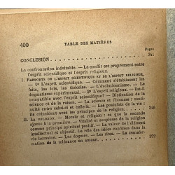 Science et religion dans la philosophie contemporaine - coll....