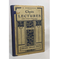 Choix de lectures - cours élémentaire (2me degré)