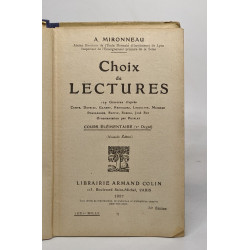 Choix de lectures - cours élémentaire (2me degré)