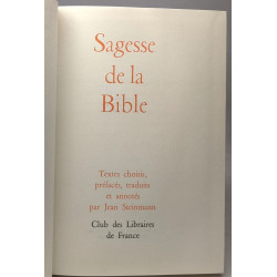 Sagesse de la Bible