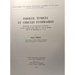 Tholoi Tumuli et Cercles Funéraires - recherches sur les monuments...