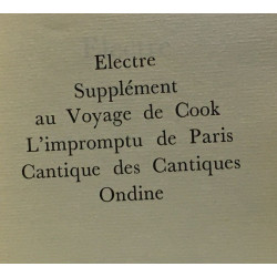 Théâtre tome un à trois: T1/ Siegfried Fin de Siegfried Amphitryon...