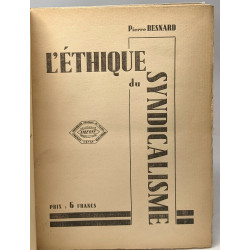 L'éthique du syndicalisme