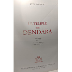 Le temple de Dendara Tome XII 2 volumes: 1. Texte + 2. Planches
