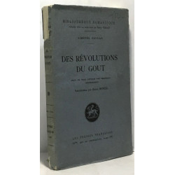 Des révolutions du goût - introduction par Henri Moncel