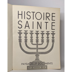Histoire sainte - paysages et documents