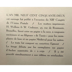 Histoire de la poste internationale en Belgique sous les grands...