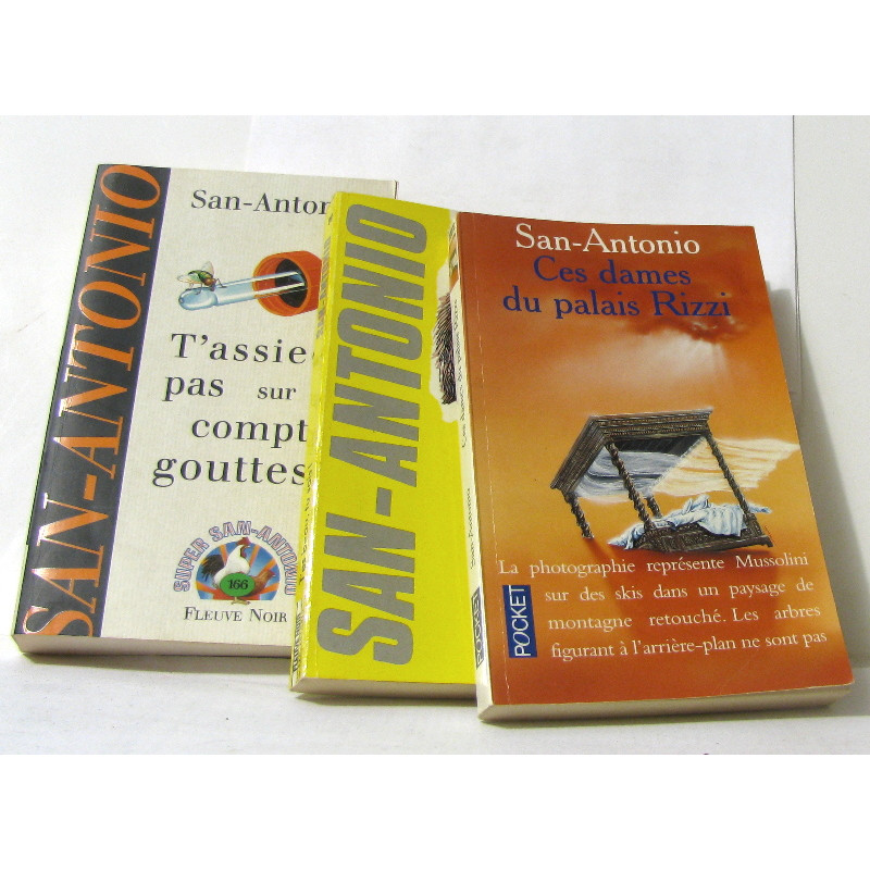 (Lot de 3 livres) Ces Dames Du Palais Rizzi - t'es beau tus sais!...