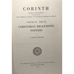 Corinthian Hellenistic Pottery - results of excavations - VOLUME...
