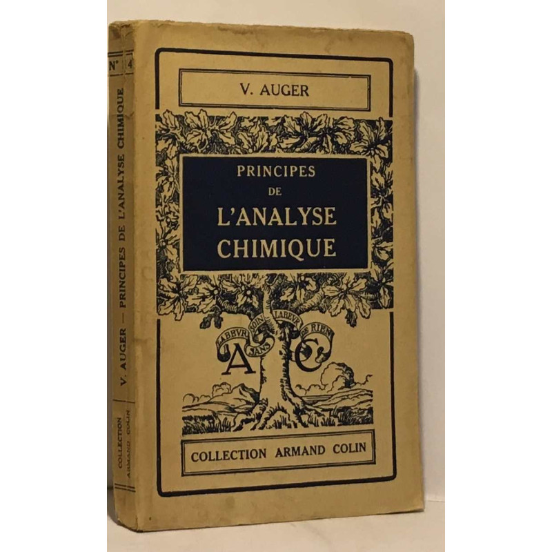 Principe de l'analyse chimique - 2e édition