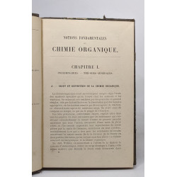 Notions fondamentales de Chimie Organique