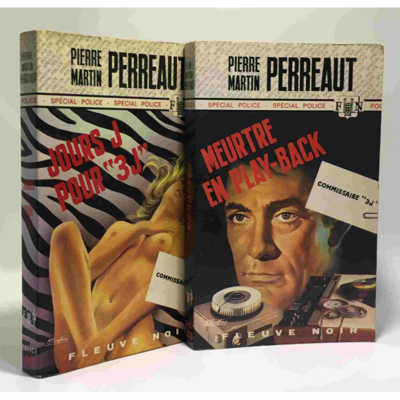Jour J pour "3J" + Meurtre en play-back --- 2 livres