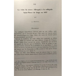 La visite du nonce Albergati à la collégiale Saint-Pierre de Liège...