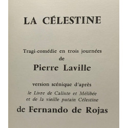 La Célestine : Tragi-comédie en trois journées de Pierre Laville -...