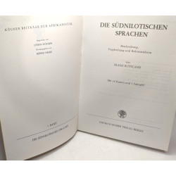Die südnilotischen Sprachen - Beschreibung Vergleichung und...