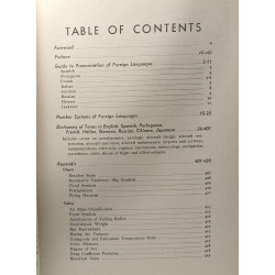 Lanz aviation dictionary in nine languages --- englis, spanish,...