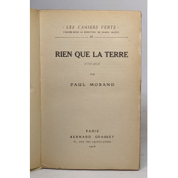 Rien que la terre