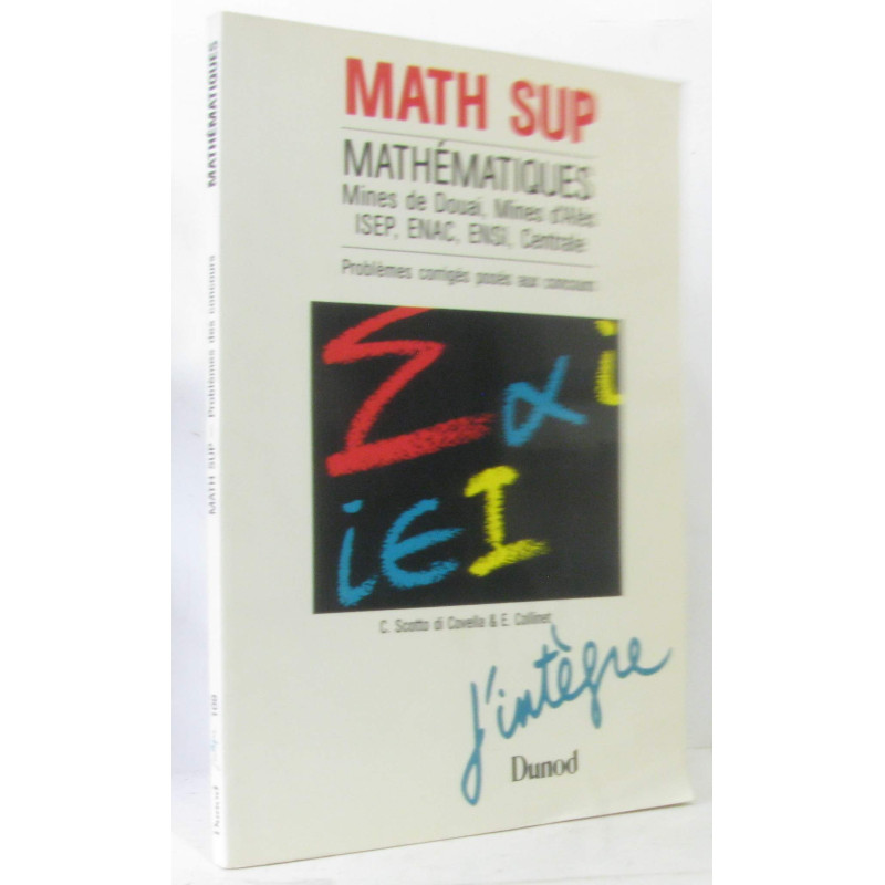 Mathématiques : mines de Douai mines d'Ales , concours 1986 1987...