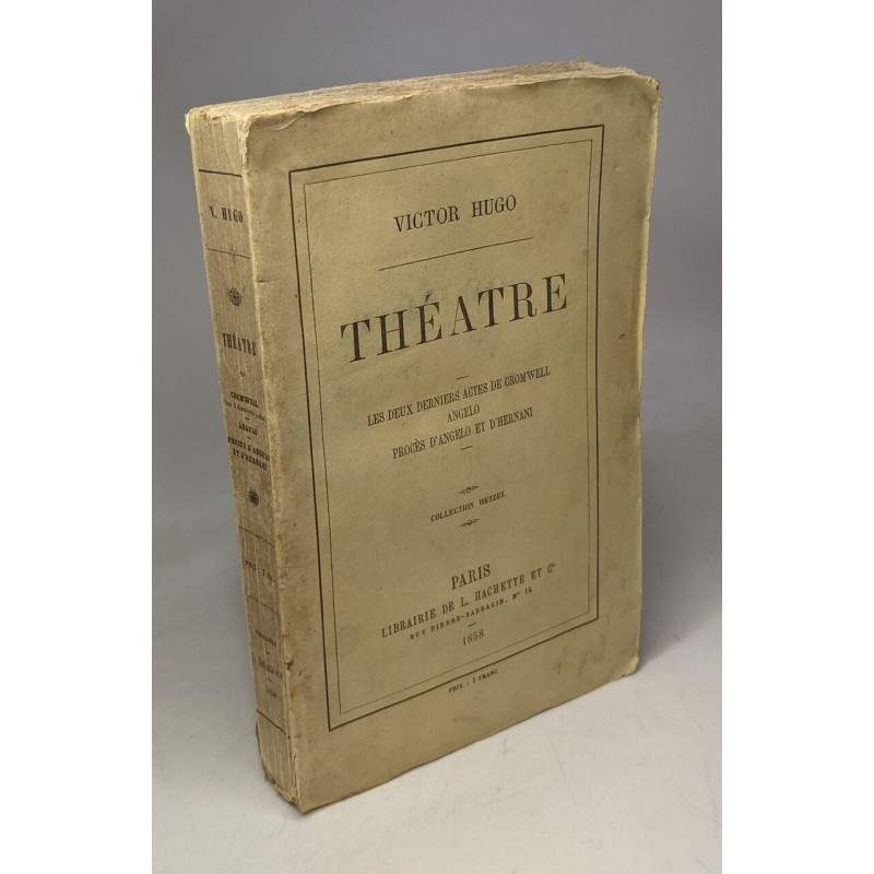Théâtre - les deux derniers actes de Cromwell Angelo procès...