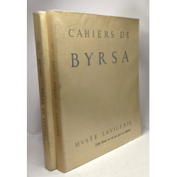 Cahiers de Byrsa - Musée Lavigerie - 1954 IV + 1958-1959 VIII ---...