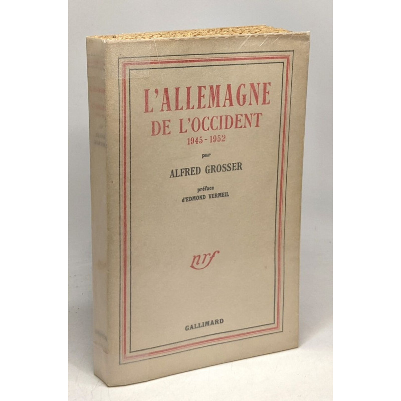 L'Allemagne de l'Occident 1945-1952