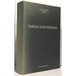tables scientifiques - 7e édition