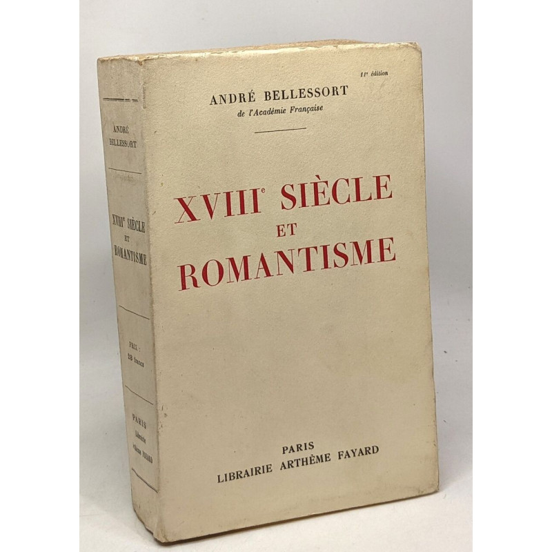 XVIIIe siècle et romantisme