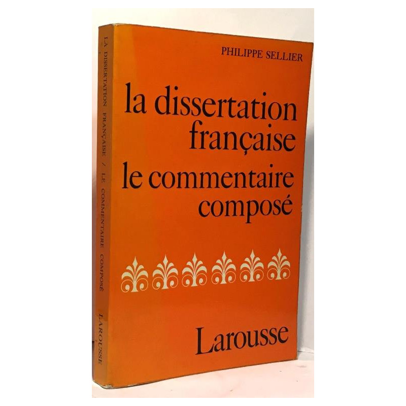 La dissertation françaises le commentaire composé