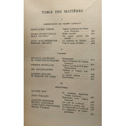 Hommage à Valéry Larbaud 1881-1956 - La nouvelle revue française...