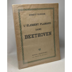 L'élément flamand dans Beethoven