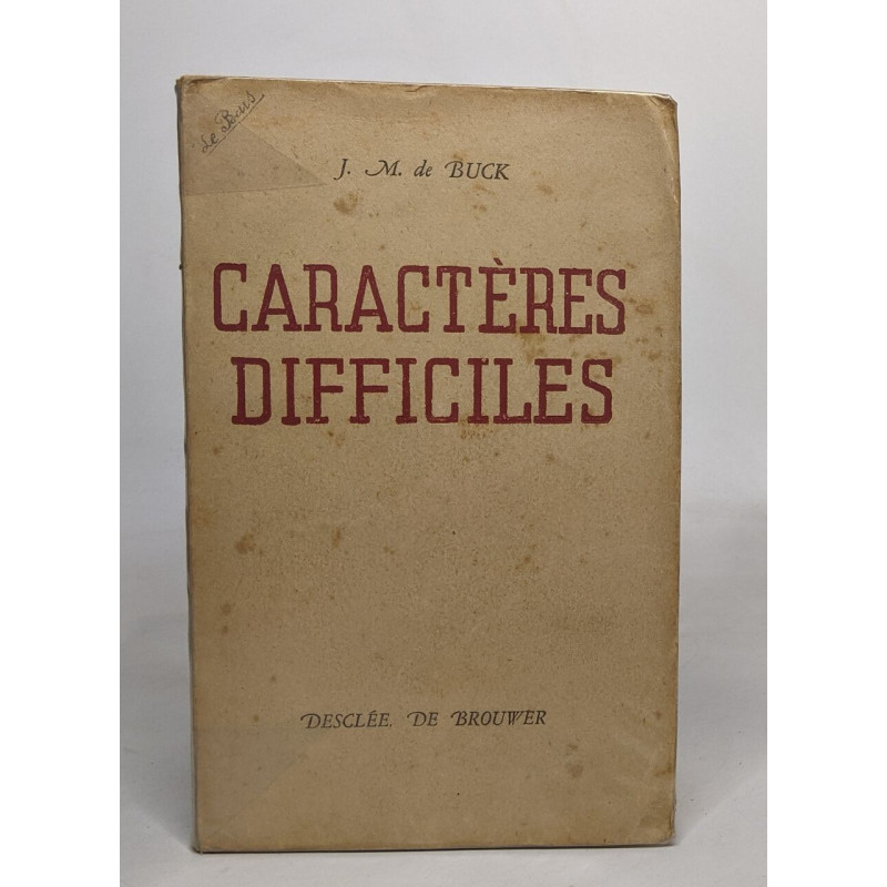 Caractères difficiles