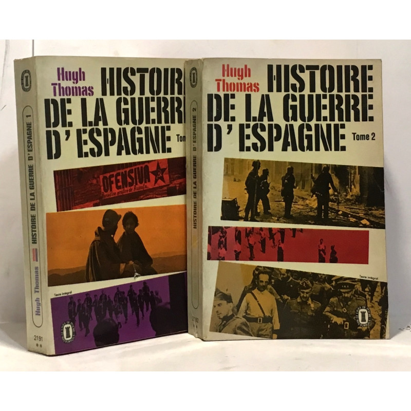 Histoire de la guerre d'Espagne - tome un et deux