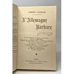 L'Allemagne Barbare