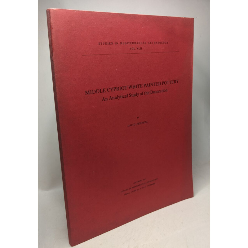 Middle Cypriot white painted pottery: An analytical study of the...