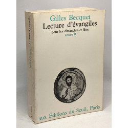 Lecture d'évangiles pour les dimanches et fêtes - année B