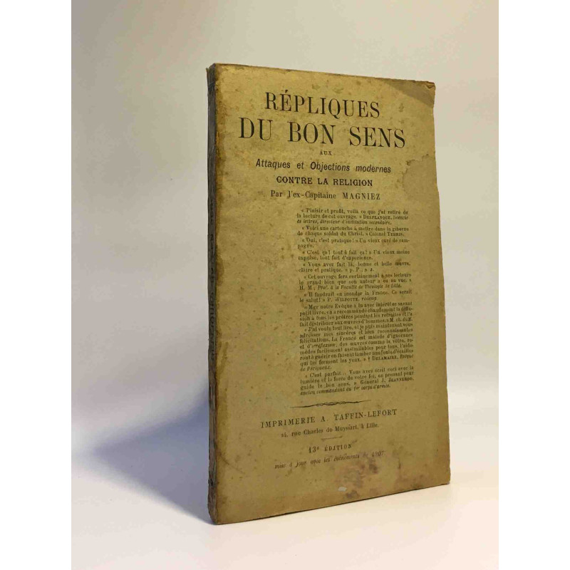 Répliques du bon sens aux attaques et objections modernes contre...