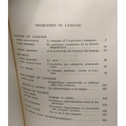Problèmes de langage / Collection Diogène (divers auteurs)