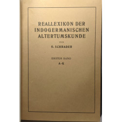 Reallexikon der indogermanischen altertumskunde - Erster Band: A-K...