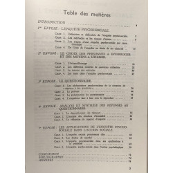 LE QUESTIONNAIRE DANS L'ENQUETE PSYCHO-SOCIALE formation...