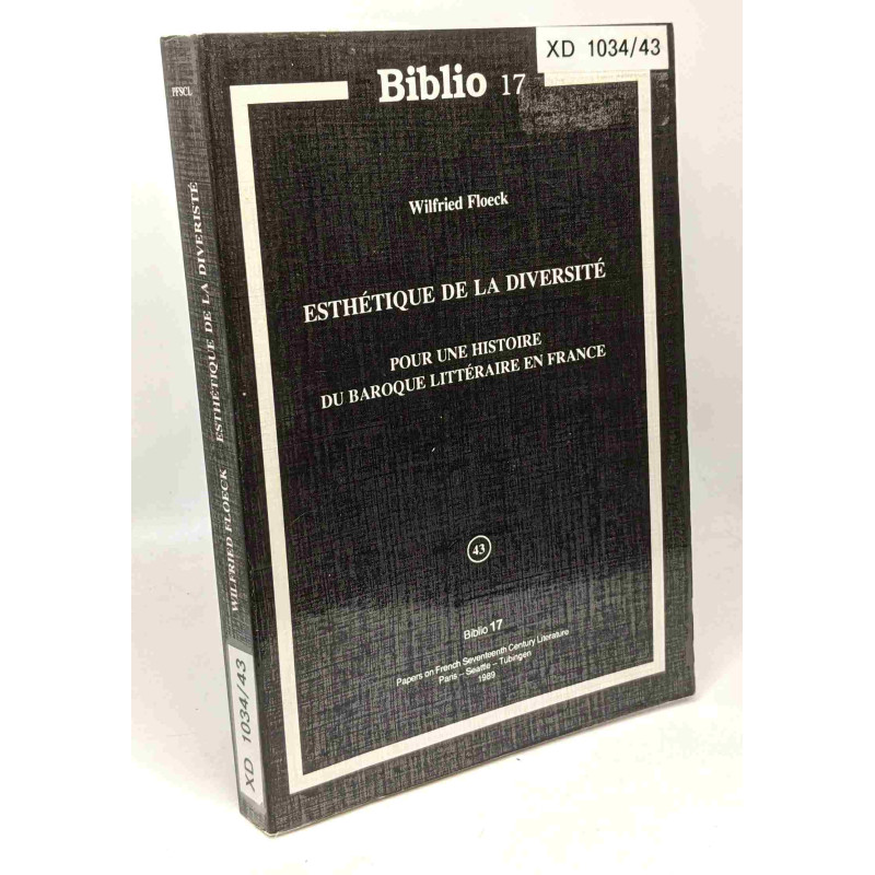 Esthétique de la diversité - pour une histoire du baroque...