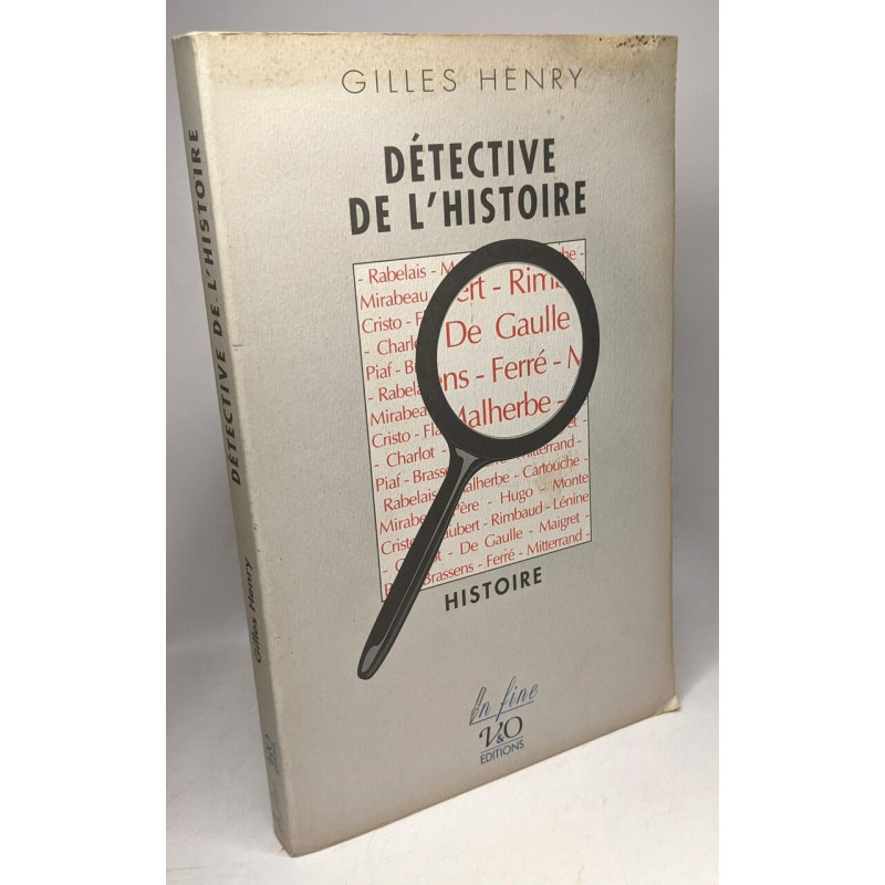 Détective de l'Histoire (édition 1992)