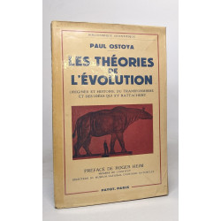 Les theories de l'evolution - origines et histoire du...