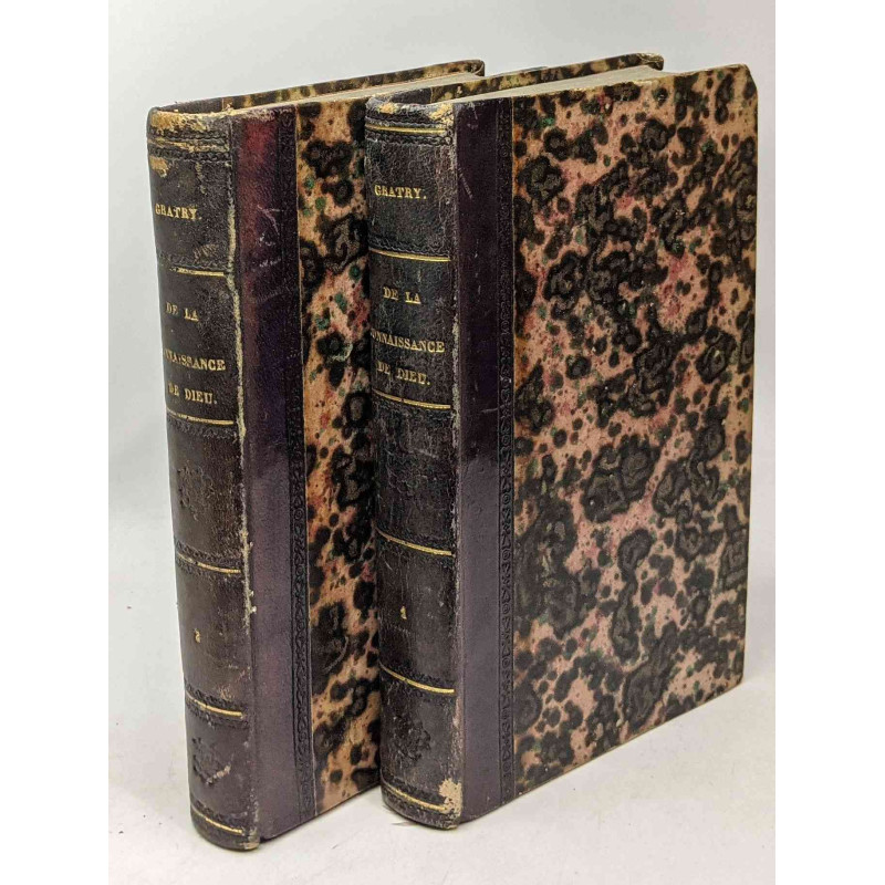Philosophie de la connaissance de Dieu - TOME PREMIER et SECOND -...