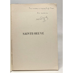 Sainte-Beuve - connaissance des lettres