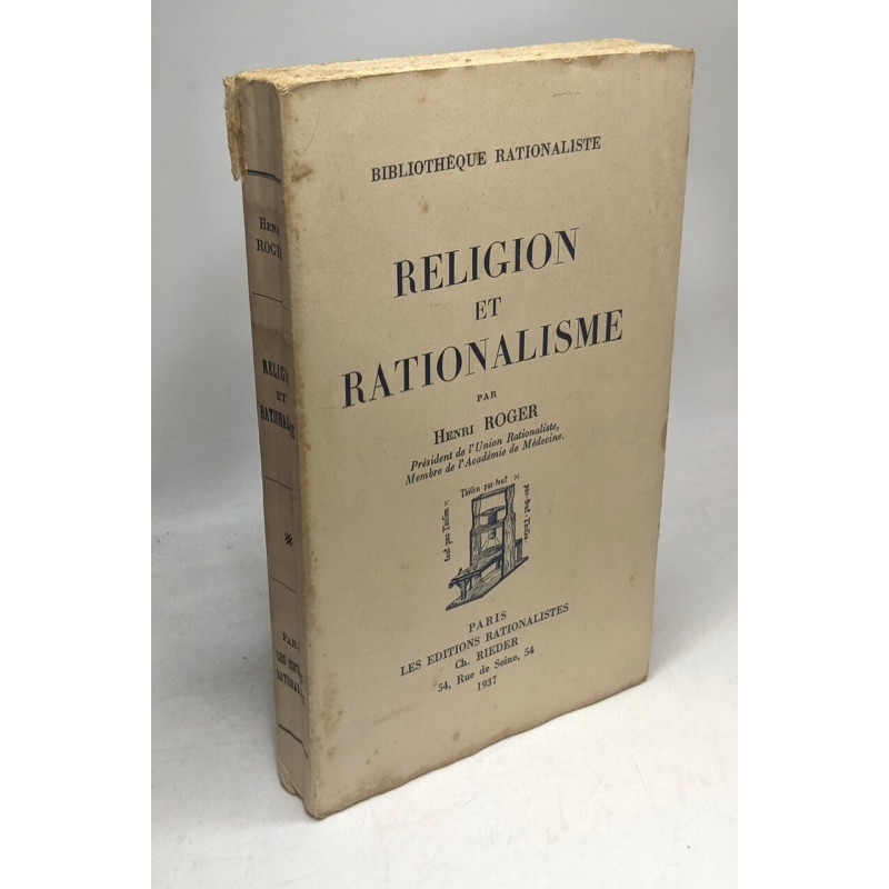 Religion et Rationalisme / bibliothèque rationaliste