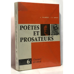 Poètes et prosateurs - classiques sudel - 6e