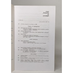 Revue française de sociologie / juillet-septembre 2009