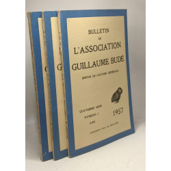 Bulletin de l'association Guillaume Budé (revue de culture...