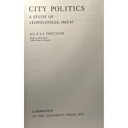 City politics - a study of Léopoldville 1962-63