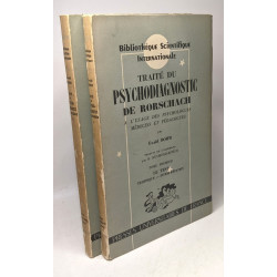 Traité du psychodiagnostic de Rorschach à l'usage des psychologues...